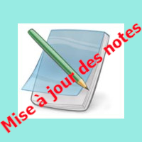Mise à jour des notes